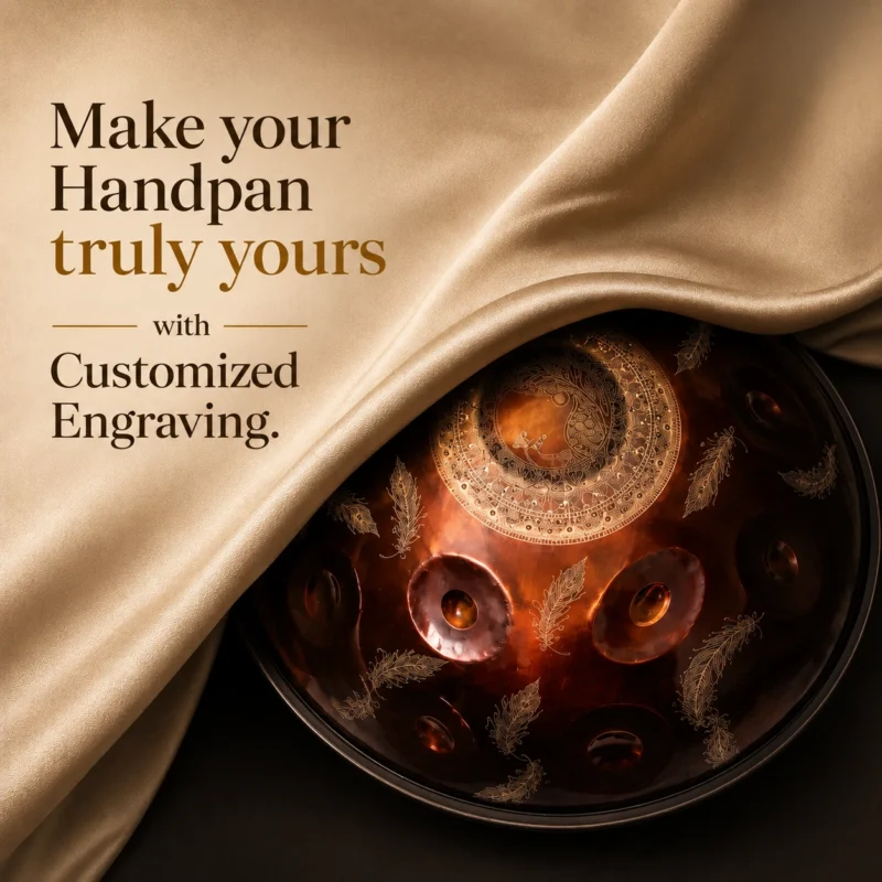 D Kurd 10-Note Handpan – Extended Range Beginner Series – CHIRP